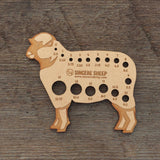 Sincere Sheep Wooden Needle Gauge