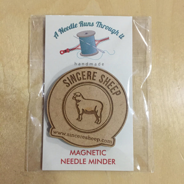 Wooden Logo Needle Minder