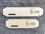 Wooden Sock Ruler