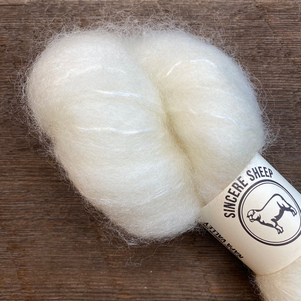 90% Romney Wool/10% Tussah Silk, "Levi"
