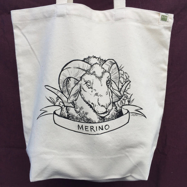 Individual Sheep Breed Organic Cotton Tote Bag
