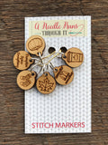 Wood Stitch Markers