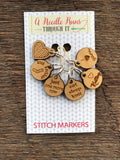 Wood Stitch Markers